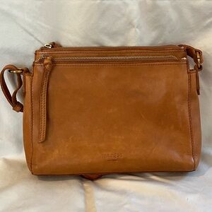 Margot Tan Brown Crossbody Genuine Leather Purse
